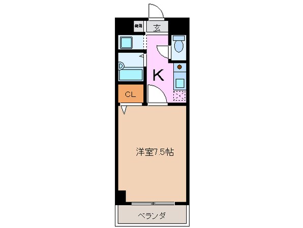 大矢知駅 徒歩20分 3階の物件間取画像